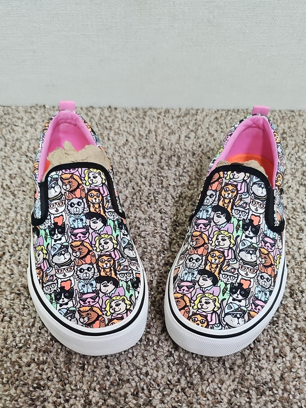 SKECHERS BOB'S CAT PACK WOMENS SLIP-ONS BFPM-09-199